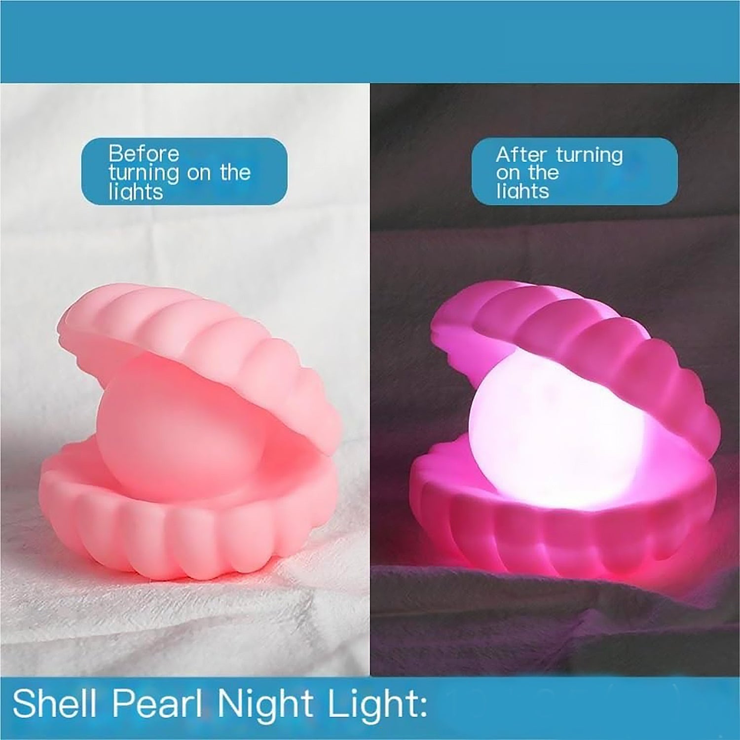 Pearl Shell Night Lamp Decorate Desk Lights Nursery Toy Lamp Led Pearl Shell Night Lights for Bedroom & Home (Small Battery Operated) Pearl Shell Night Lamp Decorate Desk Lights Nursery Toy Lamp Led Pearl Shell Night Lights for Bedroom & Home (Small Battery Operated)